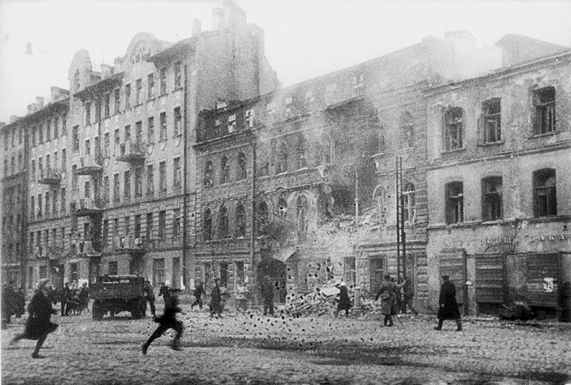 Ленинград. Артобстрел  Сентябрь 1941 г. 
