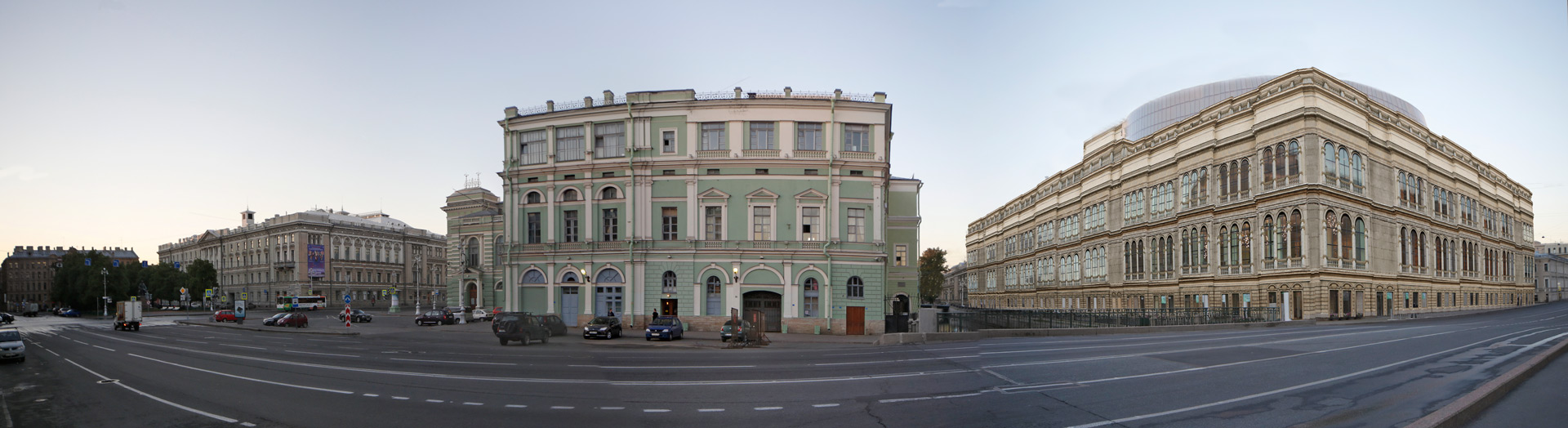 Театральная пл.  Санкт-Петербург, Реконструкция фасада Мариинки 2